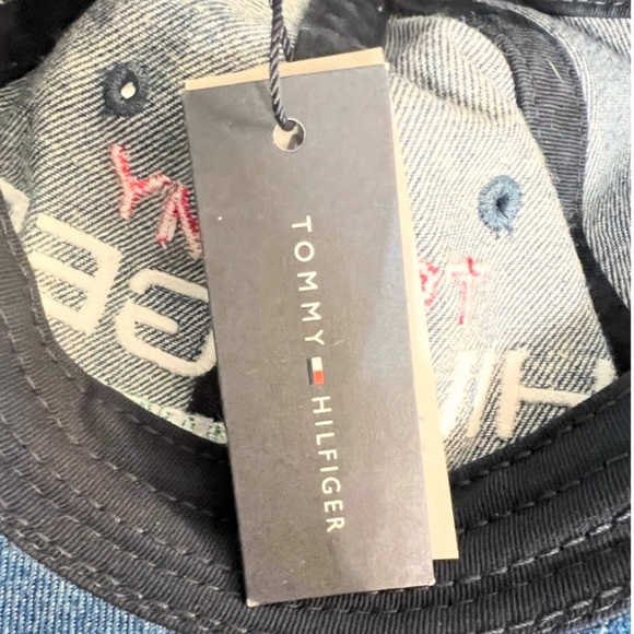 NWT Tommy Hilfiger Denim Baseball Cap Hat Embroidered Logo OS/TU - Picture 8 of 12